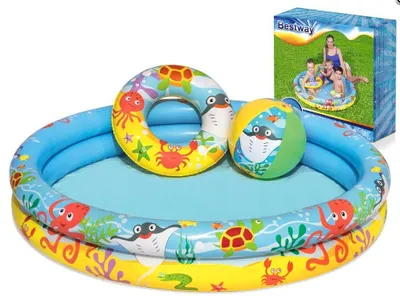 Produktbild von BESTWAY 51124 Poolball-Planschbecken, 122 cm