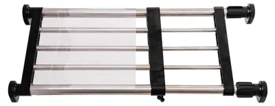 Immagine prodotto di Piattaforma scorrevole per mensole, regolabile da 40 a 60 cm, colore nero