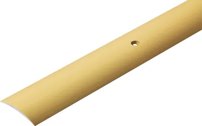 Zdjęcie produktu dla Profil progowy owalny aluminiowy szeroki 40mm Cezar Złoty Mat 2m