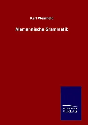 Produktbild von Alemannische Grammatik