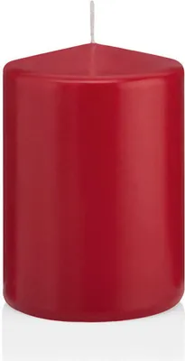 Produktbild von Stumpenkerzen mit ASF Abbrandschutz Altrot 100 x Ø 68 mm, 12 Stück