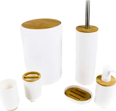 Image de ALPINA Set de salle de bain/toilette, 6 pièces