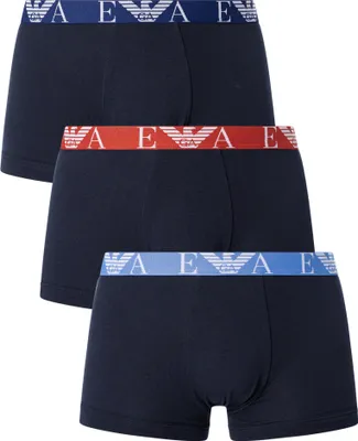 Produktbild von Emporio Armani 3 Pack Trunk Herren Boxer Unterwäsche 111357 4F715 64135