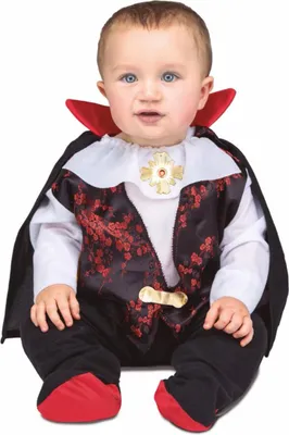 Produktbild von My Other Me Me-200148 Dracula Babykostüm, 7-12 Monate (Viving Kostüme 200148) VIVING COSTUMES Altersbereich: +6 Monate