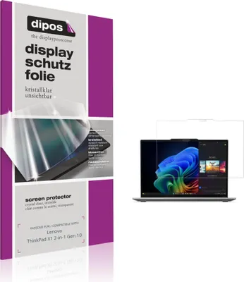 Image de 2x Film de protection d'écran pour Lenovo ThinkPad X1 2-in-1 Gen 10 protecteur clair dipos
