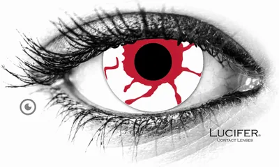 Immagine prodotto di Lenti a contatto colorate Lucifer® Blood Shot - 2 pezzi (1 paio), senza prescrizione medica