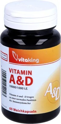 Obrázek produktu pro Vitamin A a D 10 000/1000 I.E., 60 St KAP