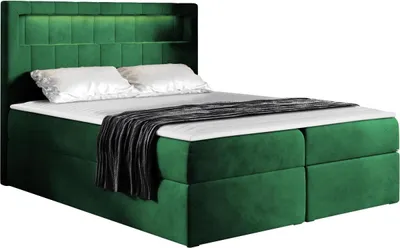 Produktbild von MIRJAN24 Boxspringbett Aspen, Ehebett mit zwei Bettkästen für die Bettwäsche, Doppelbett (Farbe: Magic Velvet 2225, Größe: 140 x 200 cm)