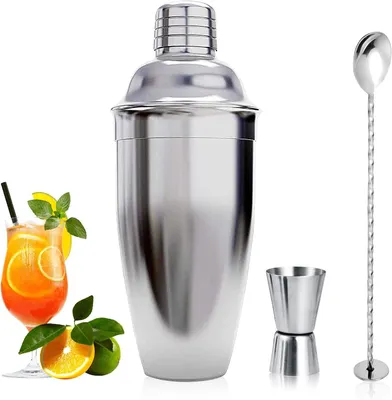 Productafbeelding van Cocktail shaker - Cocktail maker set - Martini-drankshaker - 750 ml cocktail shaker zeef - Barman mixer tool - Thuis sterke drank cobbler shaker