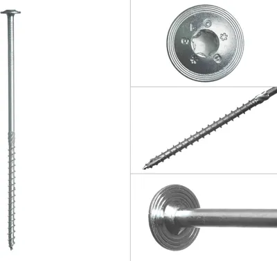 Produktbild von Tellerkopfschrauben verzinkt Torx 8 x 220 mm - Schachtel 50 Stück