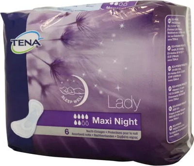 Produktbild von TENA Lady Maxi Night, 6 Einlagen