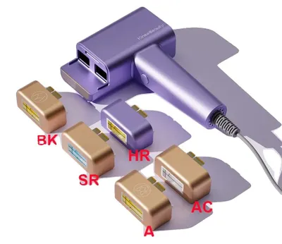 Produktbild von Schmerzfreies Haarentfernungsgerät mit Kühlfunktion, 100.000 Blitzen, HRSRACBKFA, EU-Stecker