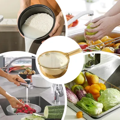 Productafbeelding van Fruitwasbak met multifunctioneel zeefje voor het wassen van fruit en bessen