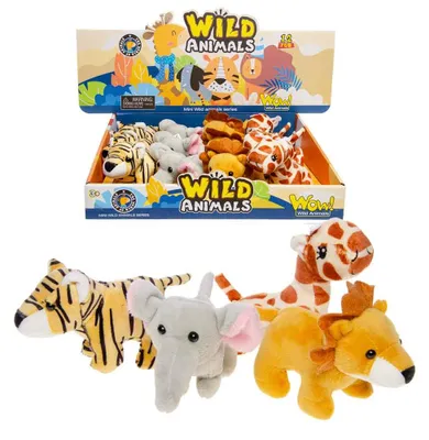 Produktbild von Wildtiere Plüsch im 12er Display