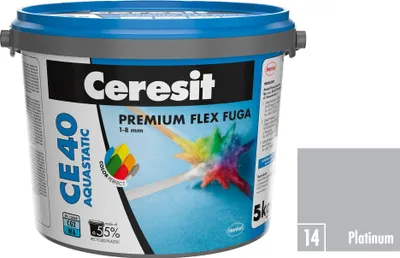 Obrázek produktu pro Ceresit Spárovací hmota CE 40 platinum, 5 kg