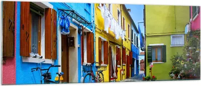 Produktbild von Bilder auf glas - Sonne Tag Fahrrad Straße - 140x50cm - Glasbilder - Wandbilder - Kunstdruck - zum Aufhängen bereit - Wanddekoration aus Glas - Glas Bilder - Wandbild auf Glas - GAB140x50-2614