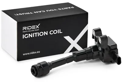 Produktbild von RIDEX 689C0403 Zündspule für FORD Fiesta Mk6 Schrägheck (JA8, JR8) FOCUS III Turnier FOCUS III Mondeo V Kombi (CF) C-Max II (DXA/CB7, DXA/CEU)