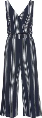 Produktbild von LASCANA Culotte-Overall marine-weiß-gestreift Größe 34