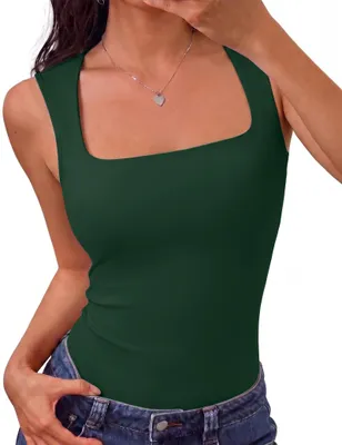 Immagine prodotto di Canotta da donna - Scollo quadrato - Verde