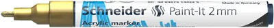 Obrázok produktu pre Schneider akrylový popisovač Paint-It 310 2 mm zlatý