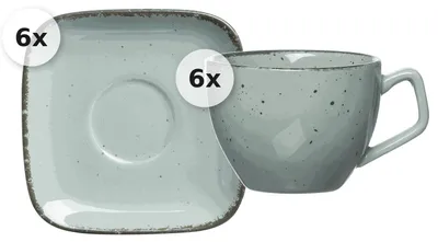 Produktbild von Espressotassen - Set 12 tlg. Casa blau