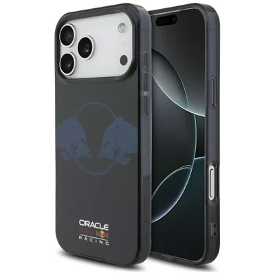 Produktbild von RED BULL case passend für IPHONE 17 Pro Max kompatibel mit MagSafe RBHMP17X24HIDBV (IML Transparent PC Two Bulls) navy