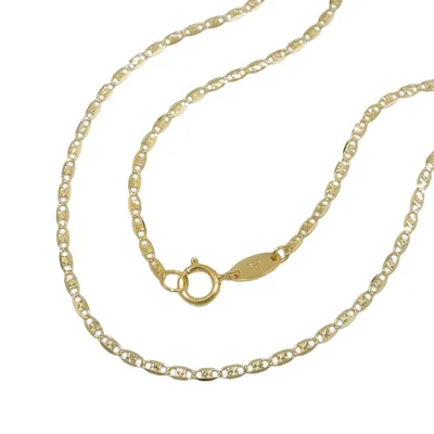 Produktbild von Kette 15mm Collier Fantasiekette 9Kt GOLD 45cm gold 1,5mm