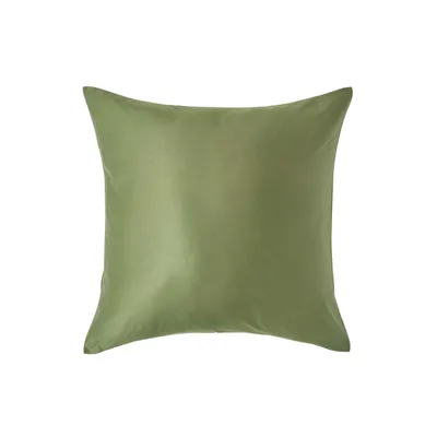 Produktbild von HOMESCAPES Kopfkissenbezug Fadendichte 400 Grün, 40 x 40 cm