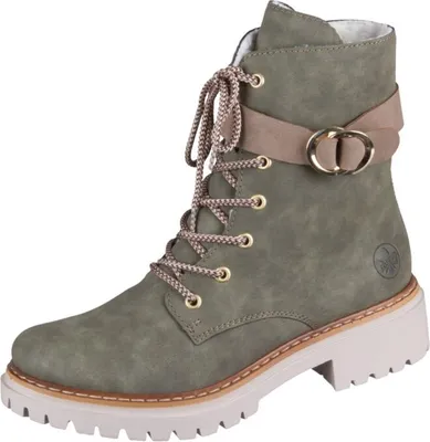 Image de Rieker Bottines fourrées pour dames Vert