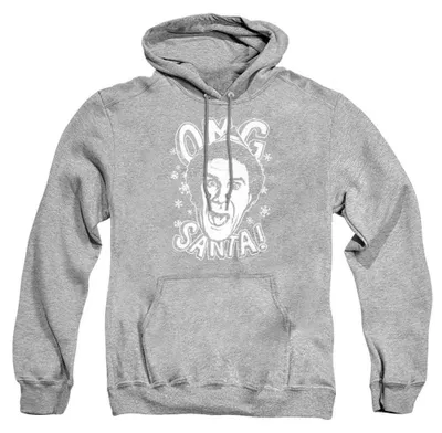 Produktbild von Elf - "OMG Santa" Kapuzenpullover für Herren/Damen Uni TV38962 (S) (Sportliches Heather)