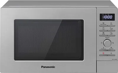 Produktbild von Panasonic NN-J19KSMEPG, Arbeitsplatte, Grill-Mikrowelle, 20 l, 800 W, Eingebautes Display, Tasten, Drehregler
