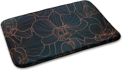 Produktbild von Teppich Teppich Wohnzimmer Schlafzimmer Modern - 75 cm x 45 cm - Blumen In Linie