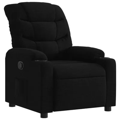 Produktbild von vidaXL Relaxsessel Schwarz Stoff