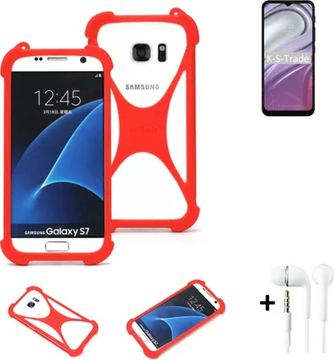Produktbild von Handy-hülle + Kopfhörer kompatibel mit Motorola Moto G20 Schutz-hülle Bumper Silikon Schutz Hülle Cover Case Silikoncase Silikonbumper TPU