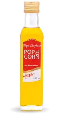 Obrázek produktu pro Popcornový olej s máslovou příchutí Raps Sinfonie Premium Quality, 250 ml