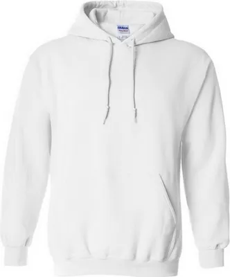 Image de Gildan Heavy Blend Sweat à capuche unie / Hoodie / Sweat à capuche BC468 (L) (Blanc)
