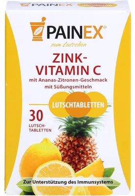 Obrázek produktu pro Zinek-Vitamin C PAINEX, 30 tablet