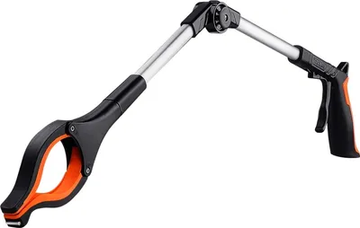Produktbild von TACKLIFE RG01 Claw Gripper, skladací nástroj na zber odpadu s 90° otočnou hlavou Prenosný nástroj na uchopenie, uhlové rameno 0°-180°, 90° otočná hlava