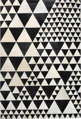 Image de Tapis en cuir de bœuf Kilm fait main