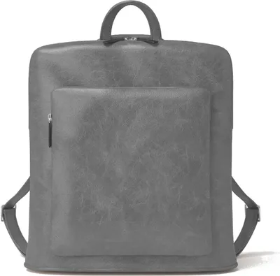 Produktbild von Eleganter Damen Veganer Kunstleder Rucksack 30605 Grau