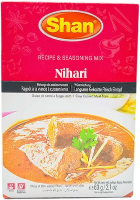 Produktbild von Shan Nihari – Würzmischung für langsam gekochten Fleischeintopf, 60 g