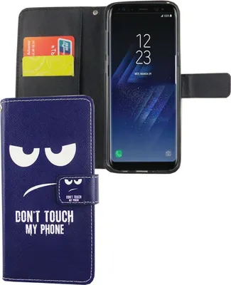Produktbild von Handyhülle Tasche für Handy Samsung Galaxy S8+ Plus Dont Touch my Phone