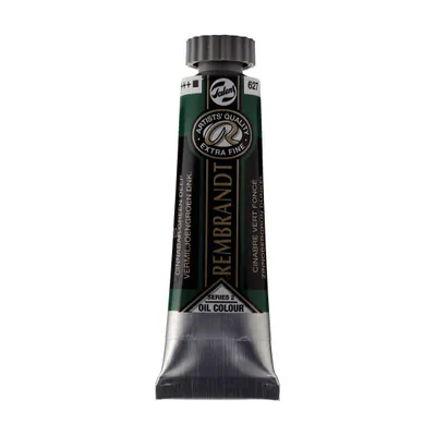 Produktbild von Rembrandt Ölfarbe Tube 15 ml Zinnobergrün Dunkel 627