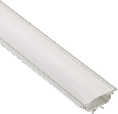 Produktbild von 10 Stück LED Profil-55 Eckprofil 2000 x 22 x 15,6 mm mit opaler Abdeckung
