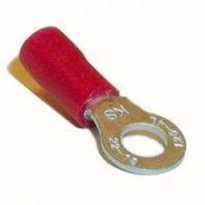 Image de Oeillet de cosse de câble M6 rouge (P25)