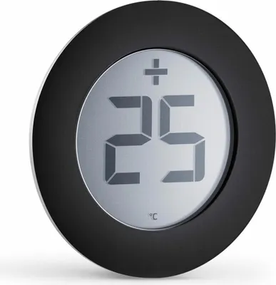 Produktbild von Eva Solo Digitálny vonkajší teplomer, teplomer, zobrazenie teploty, plast/nerezová oceľ, Ø 8,5 cm, 567768