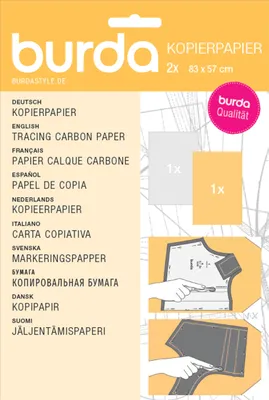 Produktbild von Burda Kopierpapier Weiß / Gelb 2x 83 x 57cm