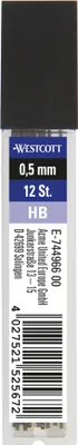 Produktbild von Westcott Feinmine E-744966 00 HB 0,5mm 12St