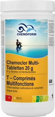 Produktbild von Chemoform Chemoclor Multi-Tabletten 20 g Multifunktionstabletten 1 kg