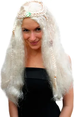 Produktbild von WIG ME UP Blonde, lange Hippie-Perücke 4905